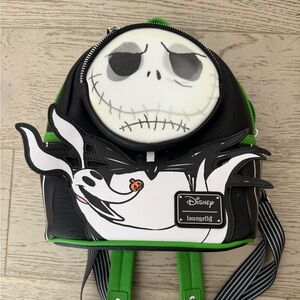 Loungefly nightmare before Christmas holographic backpack